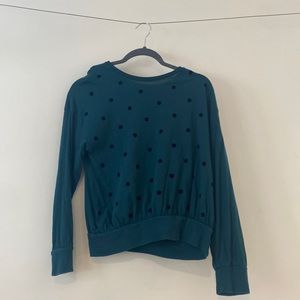 Old navy XXL kids long sleeve T with velvet spots barely worn.